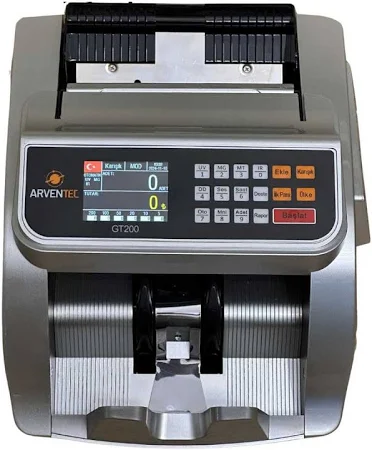 Arventec GT200: TL ve Euro İçin Yeni Nesil Karışık Sayım ve Sahte Tespit Para Sayma Makinesi